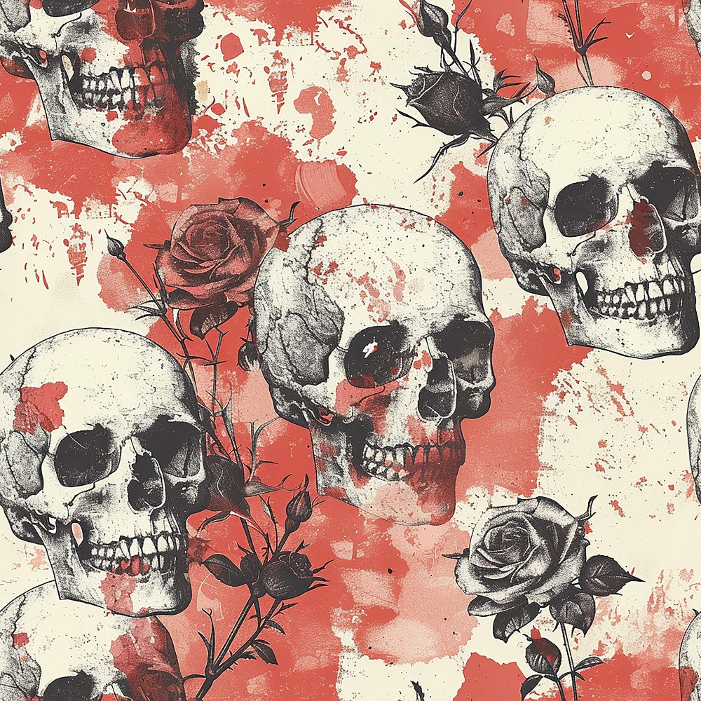 Gothic Blooms Pattern 7 Minky Fabric