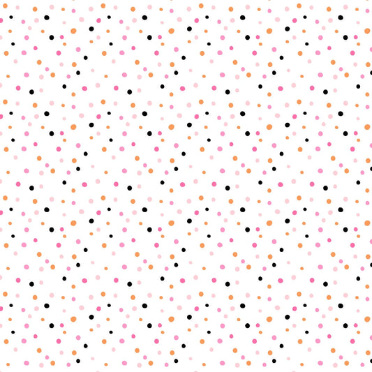 Small Pink Halloween Pattern 1 Quilting Cotton Fabric