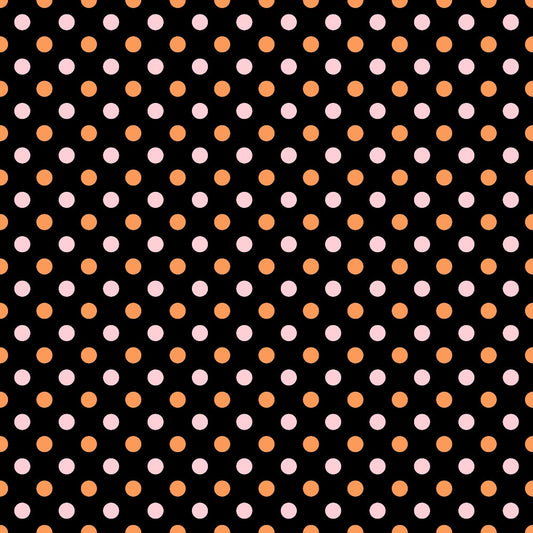 Small Pink Halloween Pattern 19 Quilting Cotton Fabric