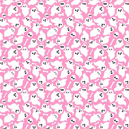 Pastel Spooks Pattern 20 Minky Fabric