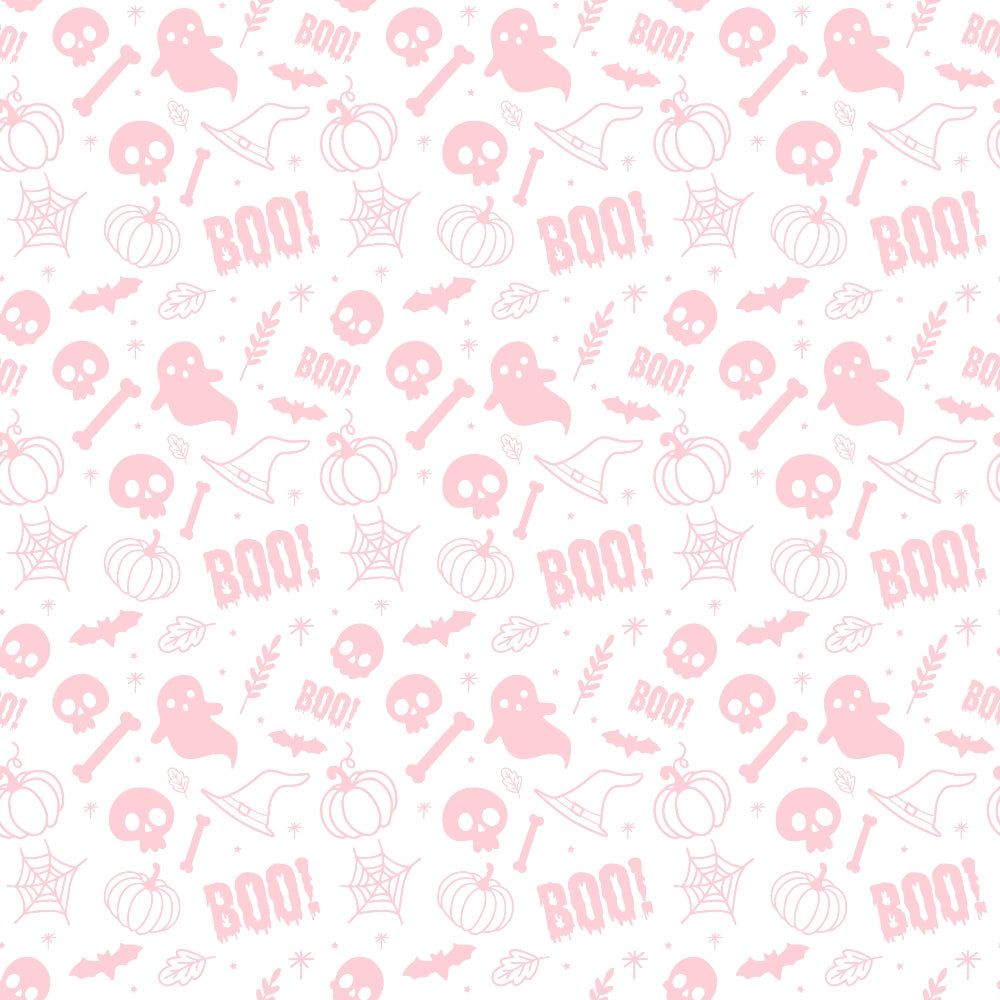 Pastel Spooks Pattern 2 Minky Fabric