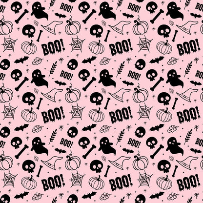Pastel Spooks Pattern 3 Minky Fabric