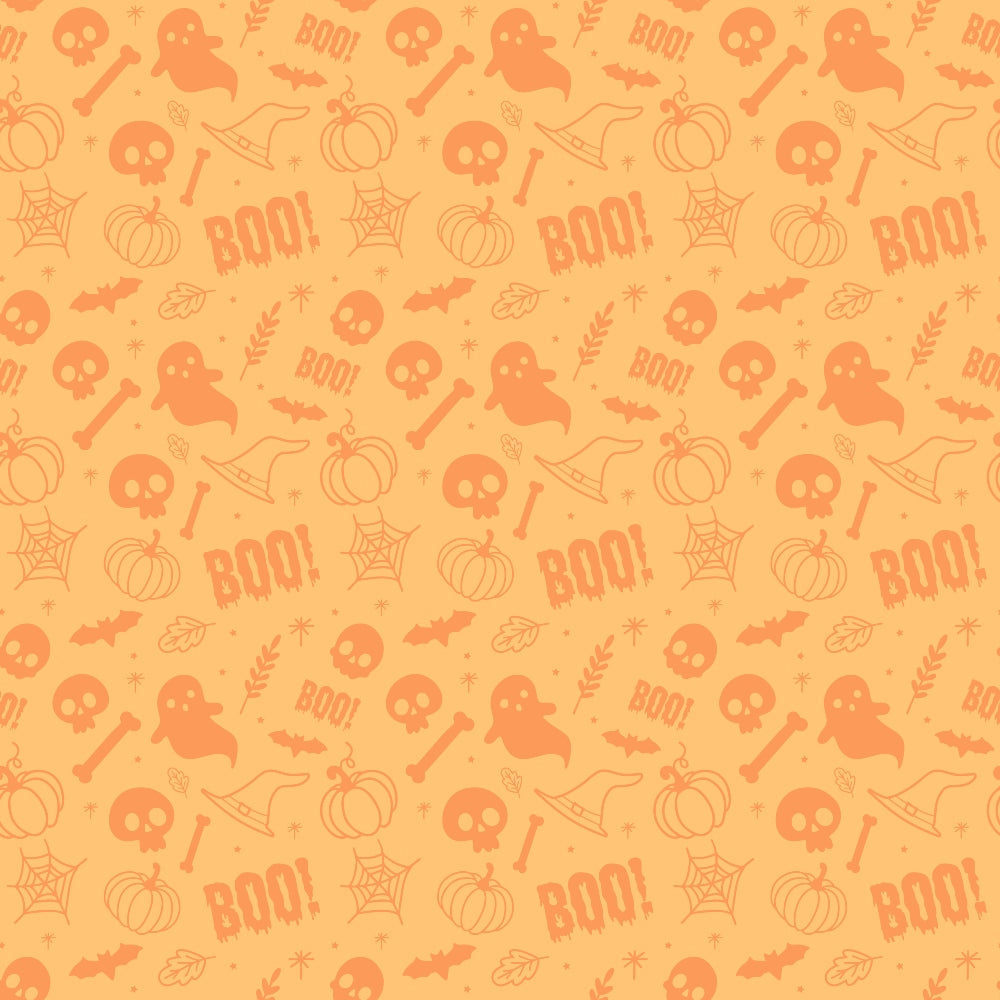 Pastel Spooks Pattern 4 Minky Fabric