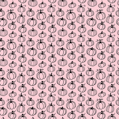 Small Pink Halloween Pattern 5 Quilting Cotton Fabric