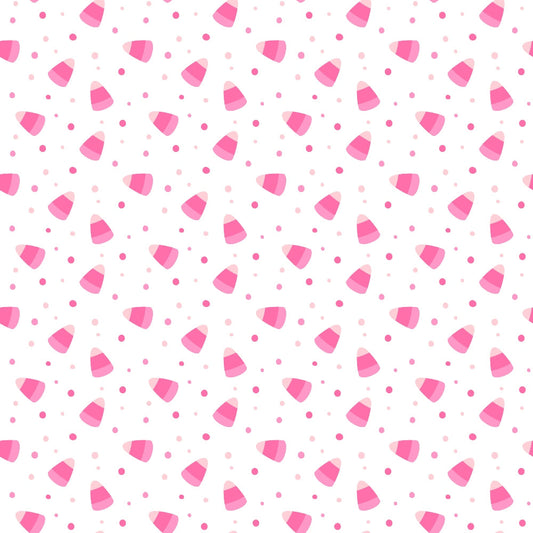 Small Pink Halloween Pattern 6 Quilting Cotton Fabric