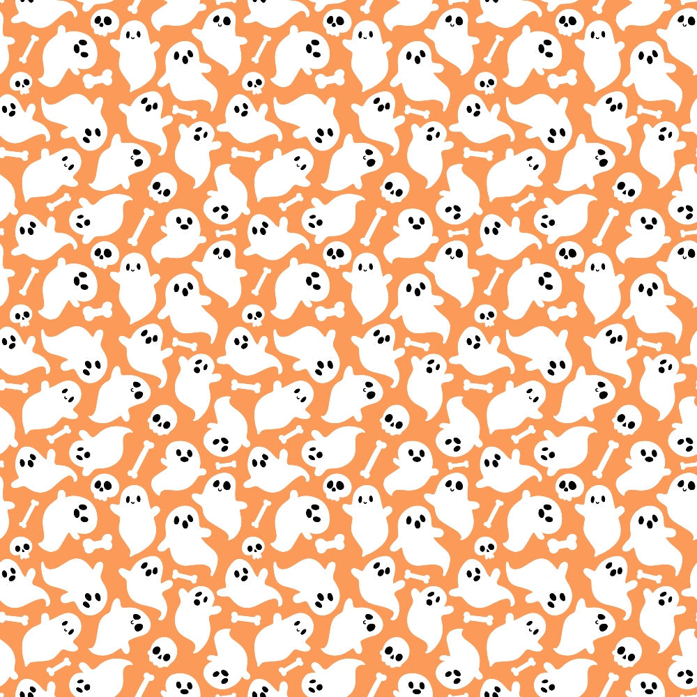 Small Pink Halloween Pattern 9 Quilting Cotton Fabric