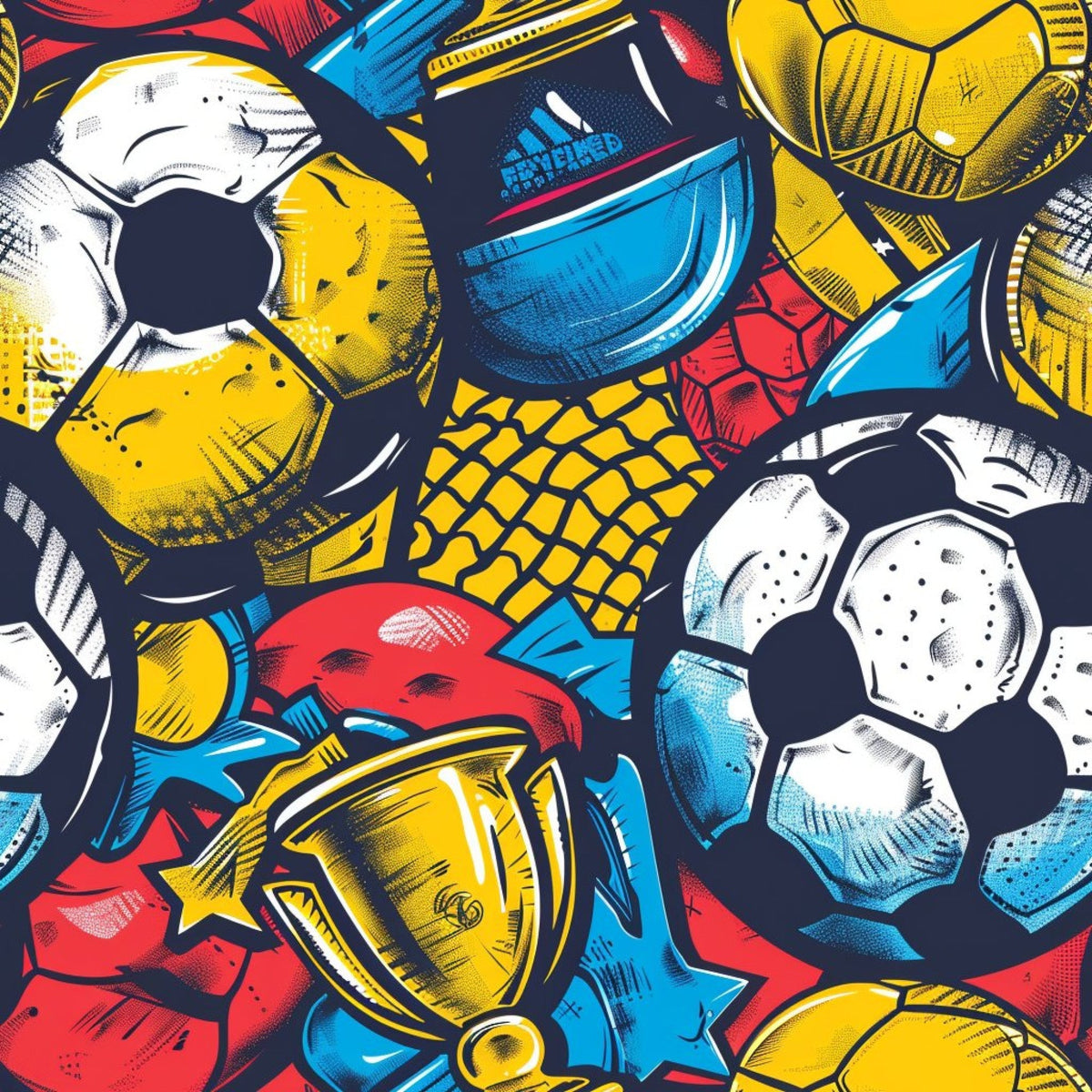 Match Day Pattern 12 Minky Fabric