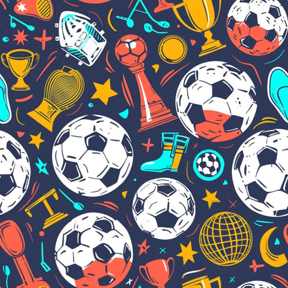 Match Day Pattern 14 Minky Fabric