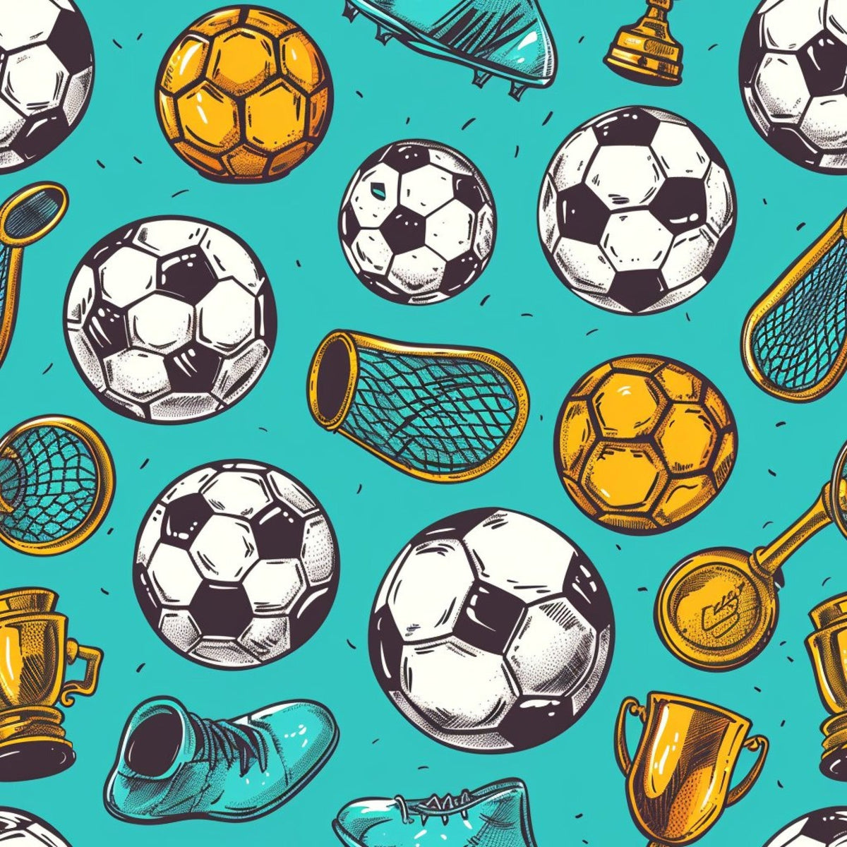 Match Day Pattern 2 Minky Fabric
