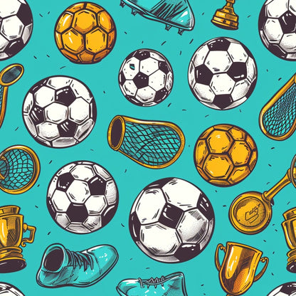 Match Day Pattern 2 Minky Fabric