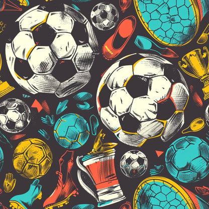 Match Day Pattern 3 Minky Fabric