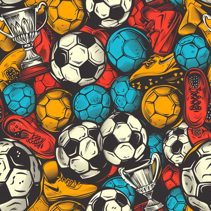 Match Day Pattern 4 Minky Fabric