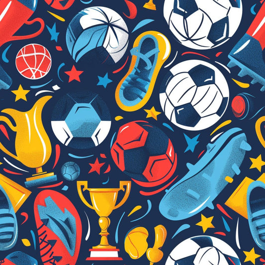 Match Day Pattern 6 Minky Fabric