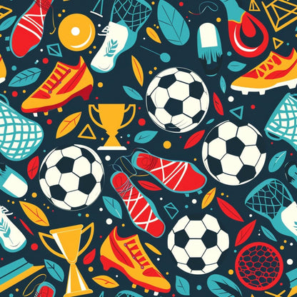Match Day Pattern 9 Minky Fabric