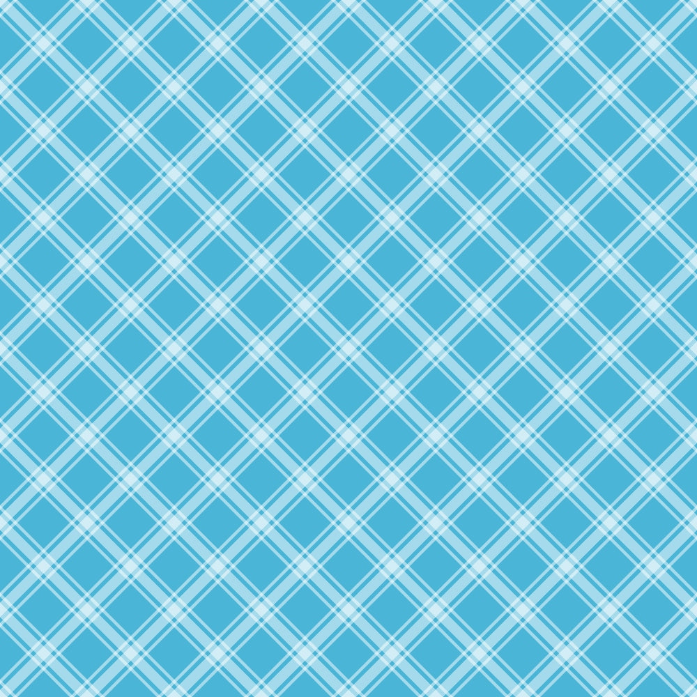 Buttercream Plaid Pattern 3 Minky Fabric