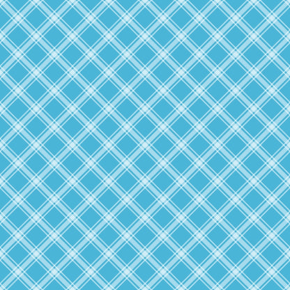 Buttercream Plaid Pattern 3 Minky Fabric