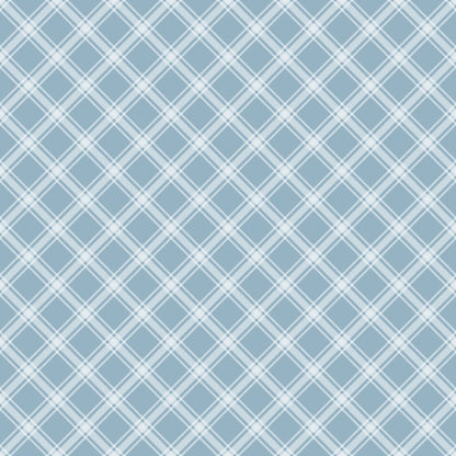 Buttercream Plaid Pattern 5 Minky Fabric