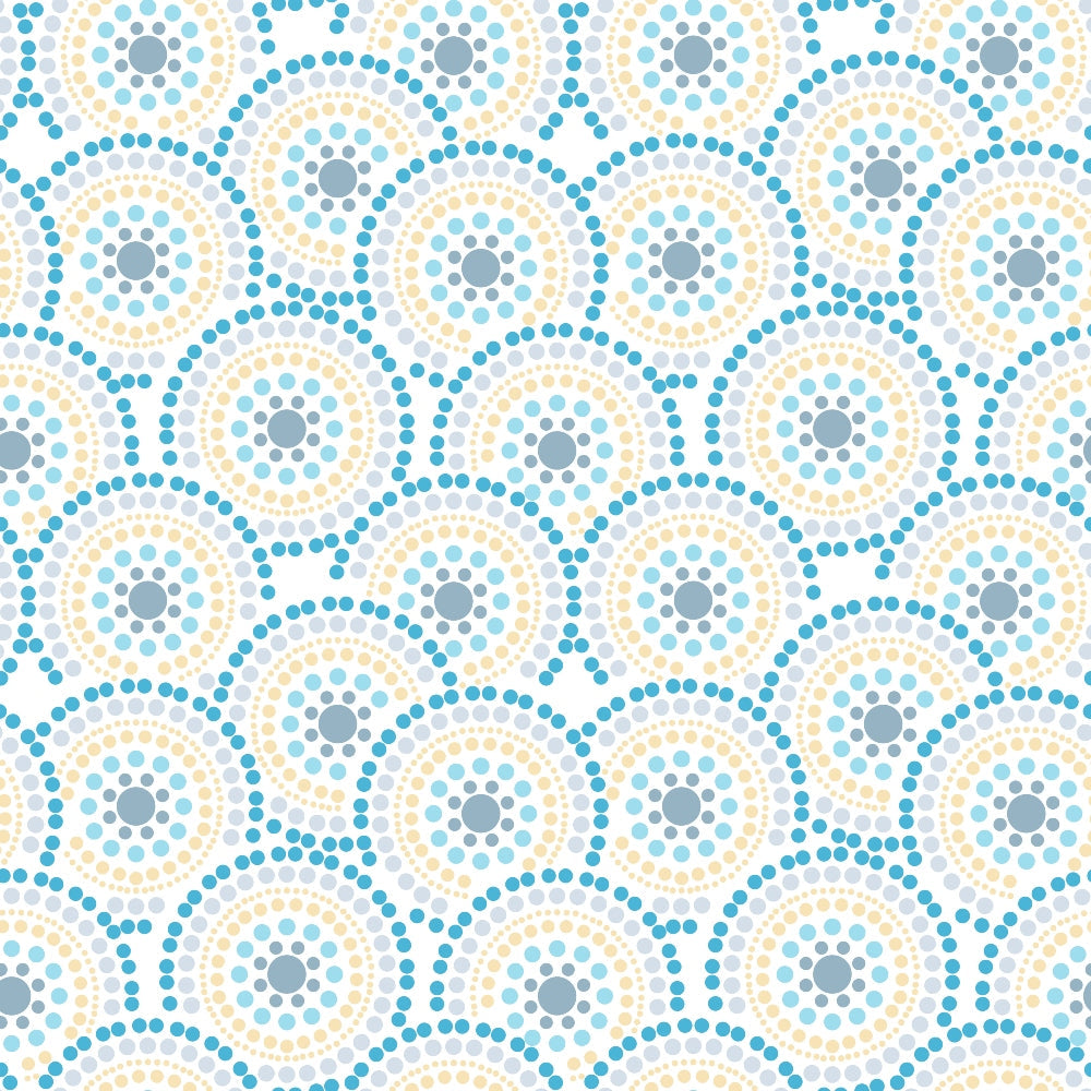 Soft Winter Charm Pattern 8 Quilting Cotton Fabric