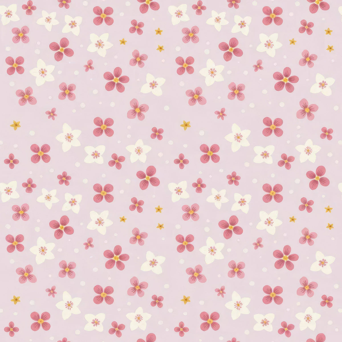 Bows and Blooms Pattern 10 Minky Fabric