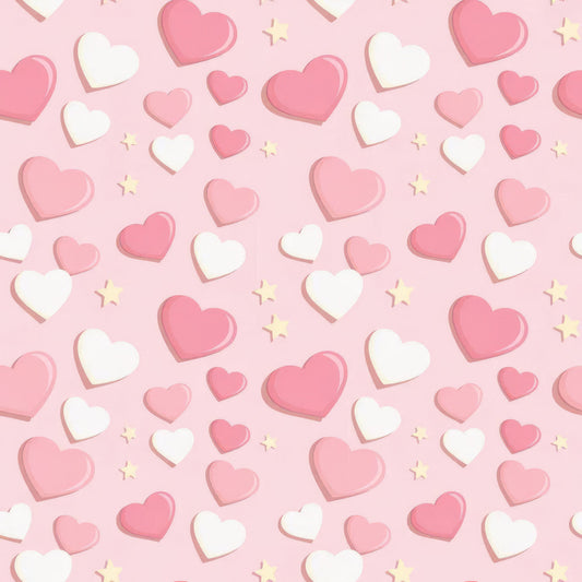 Soft Pink Baby Girl Pattern 4 Quilting Cotton Fabric