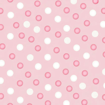 Soft Pink Baby Girl Pattern 8 Quilting Cotton Fabric