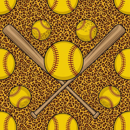 Softball Champions Pattern 10 Quilting Cotton Fabric