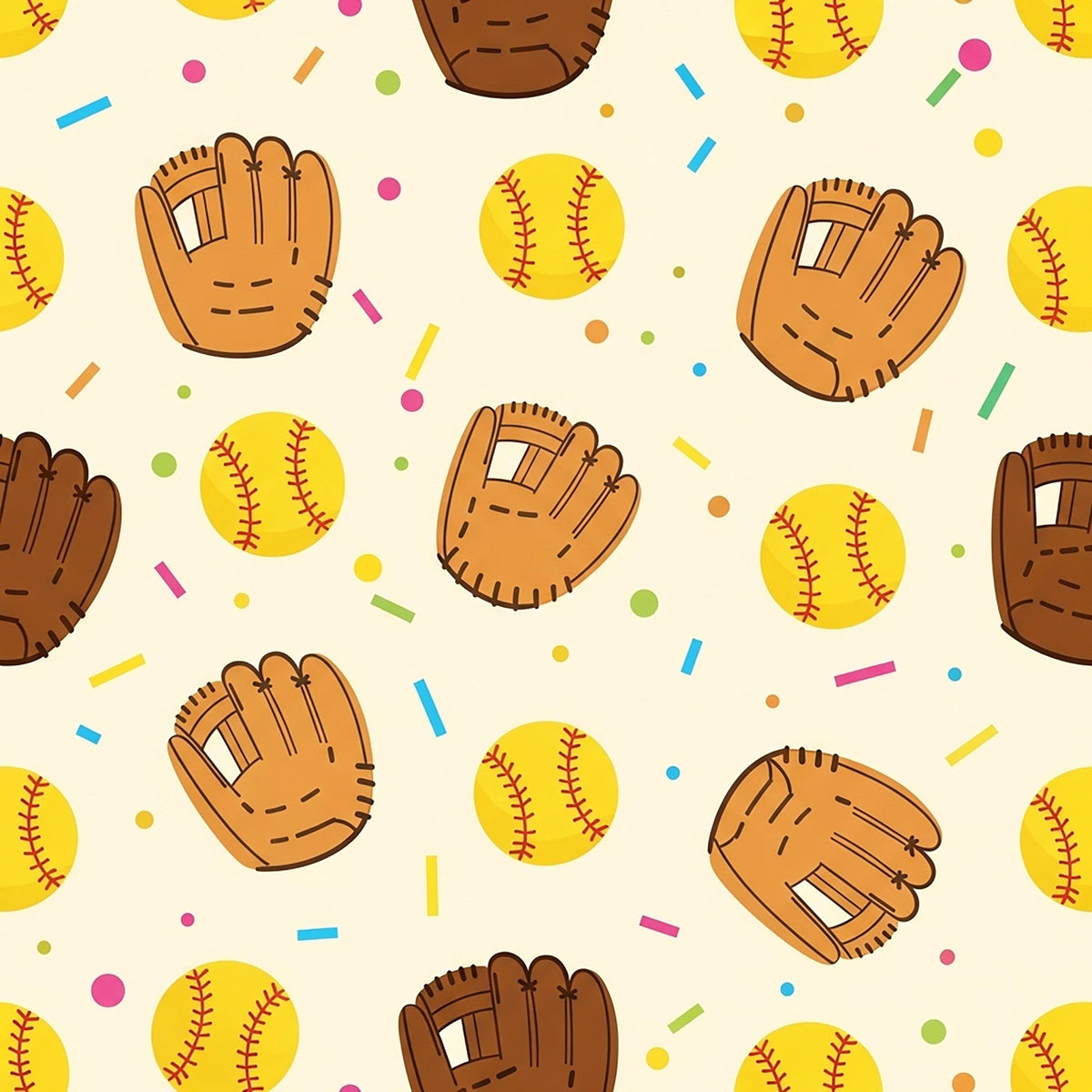 Fastpitch Fever Pattern 12 Minky Fabric
