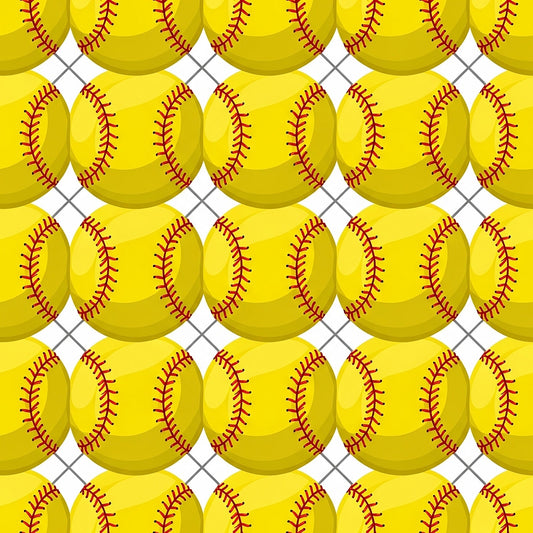 Softball Champions Pattern 13 Quilting Cotton Fabric