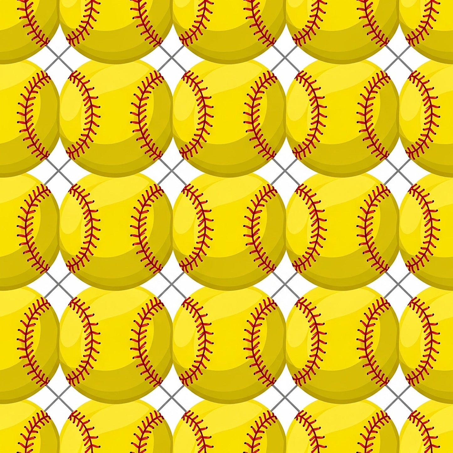 Softball Champions Pattern 13 Quilting Cotton Fabric