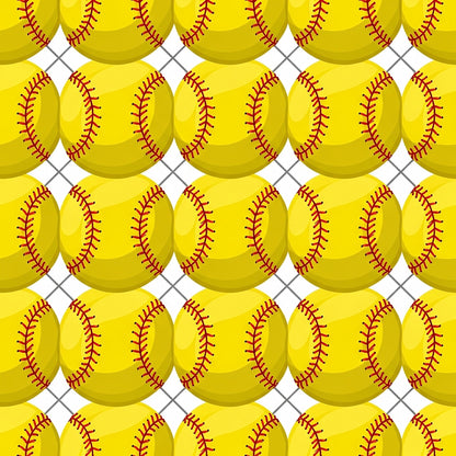 Softball Champions Pattern 13 Quilting Cotton Fabric