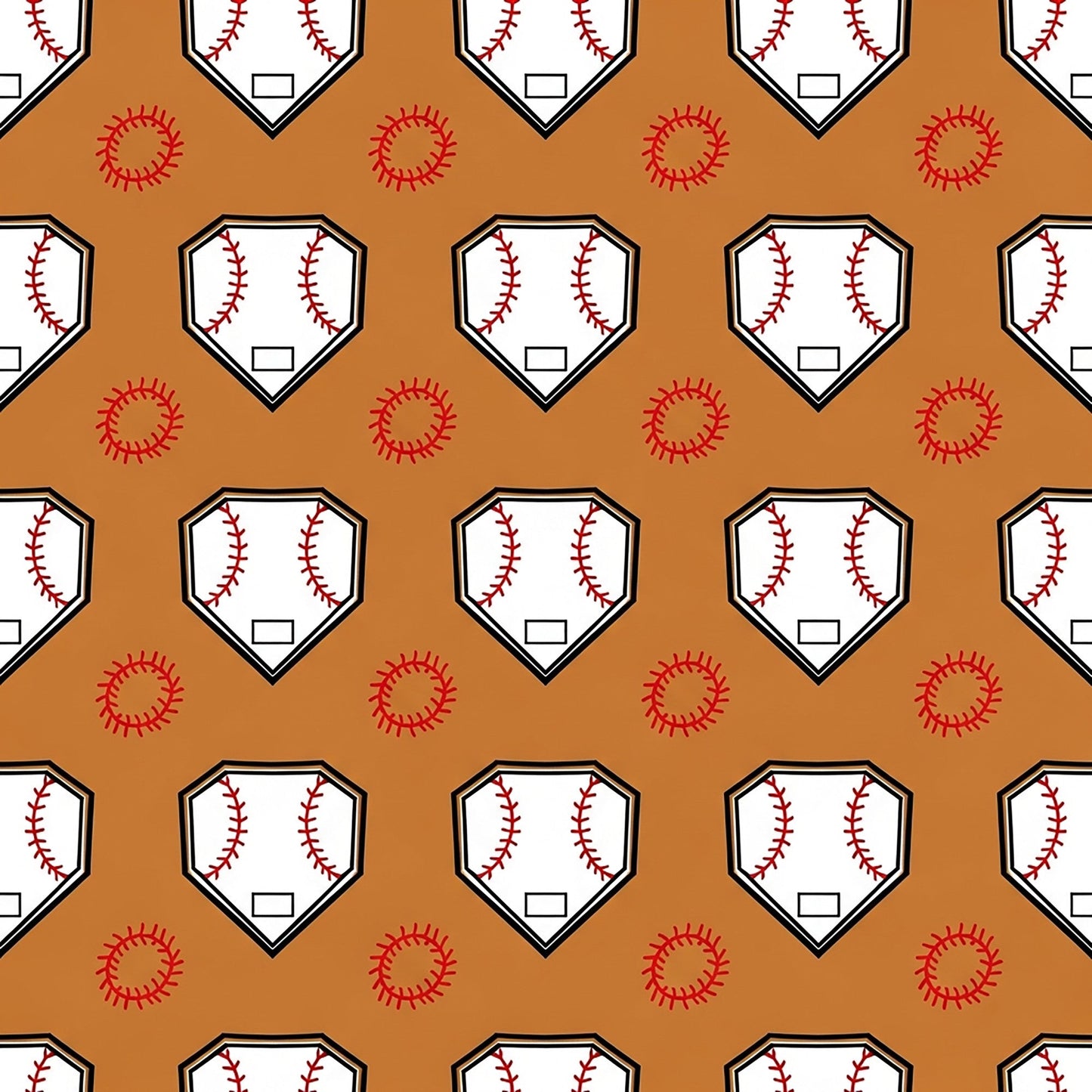 Softball Champions Pattern 17 Quilting Cotton Fabric