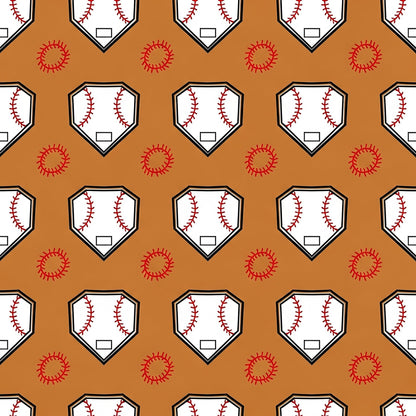 Softball Champions Pattern 17 Quilting Cotton Fabric