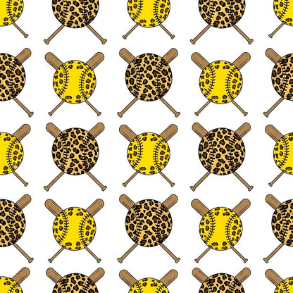 Softball Champions Pattern 19 Quilting Cotton Fabric