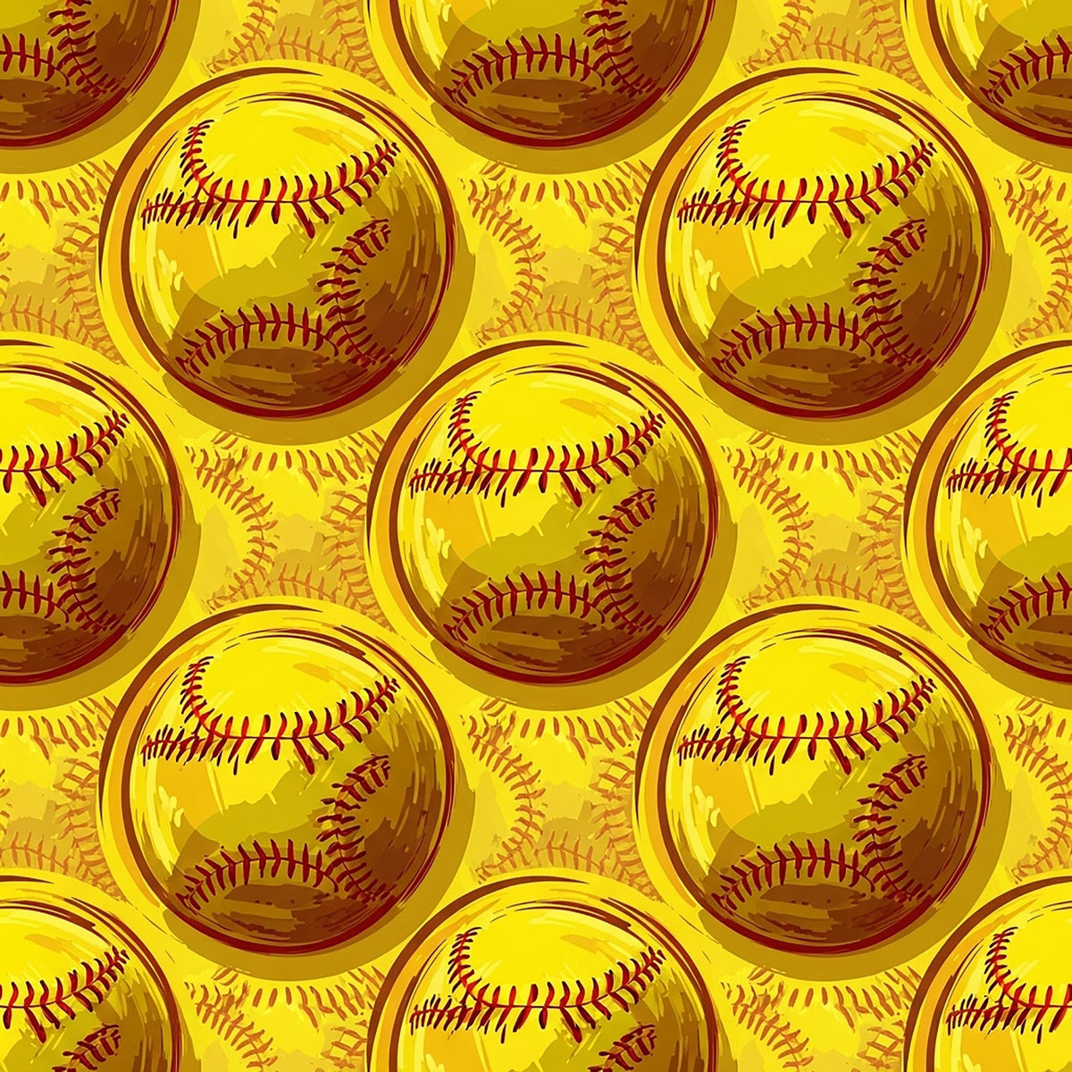 Fastpitch Fever Pattern 22 Minky Fabric