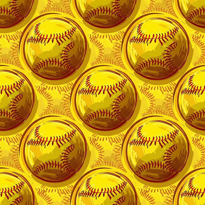Fastpitch Fever Pattern 22 Minky Fabric