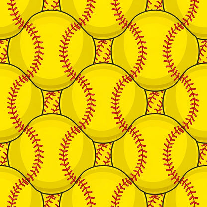 Softball Champions Pattern 24 Quilting Cotton Fabric