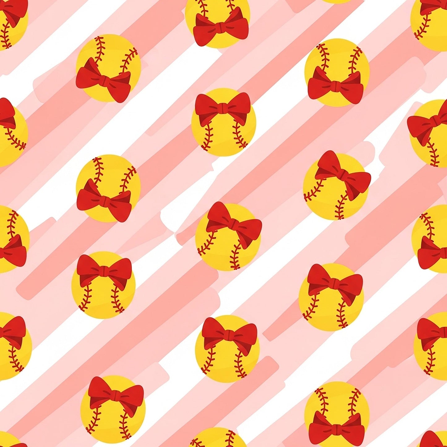 Softball Champions Pattern 25 Quilting Cotton Fabric