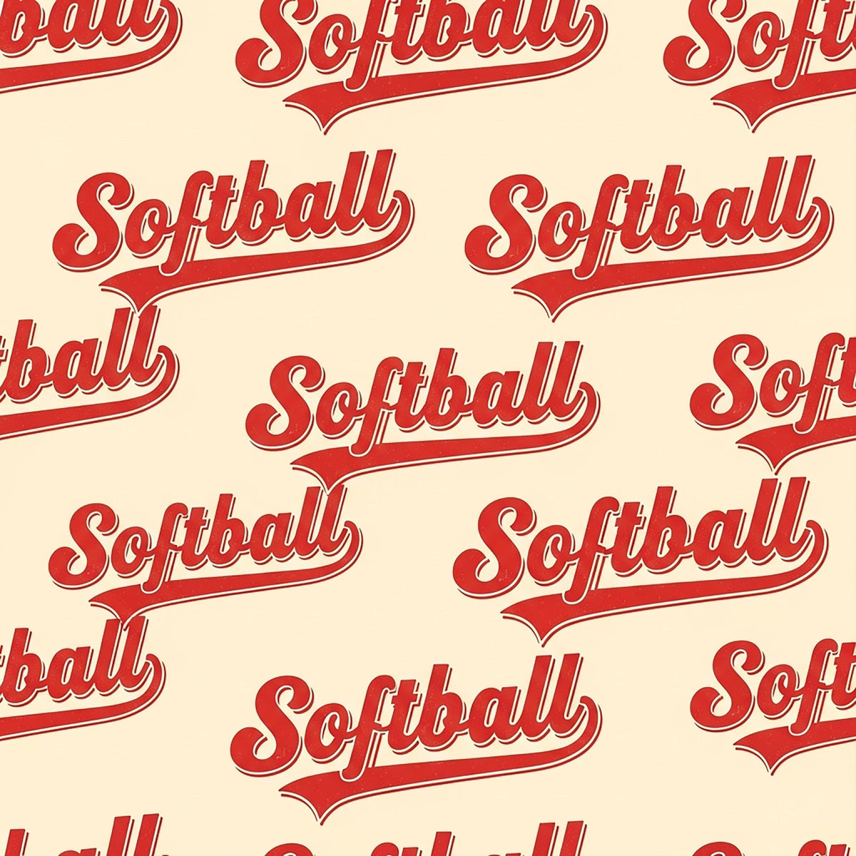 Fastpitch Fever Pattern 26 Minky Fabric