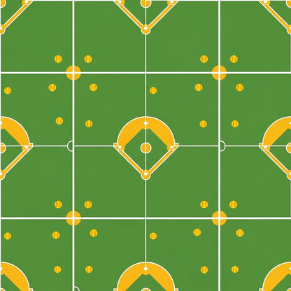 Fastpitch Fever Pattern 2 Minky Fabric