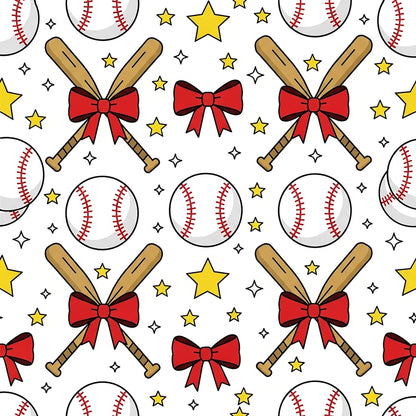 Softball Champions Pattern 4 Quilting Cotton Fabric
