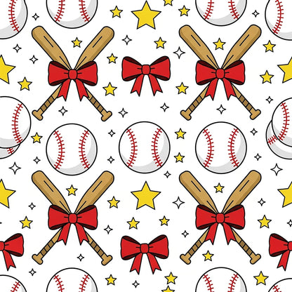 Fastpitch Fever Pattern 4 Minky Fabric