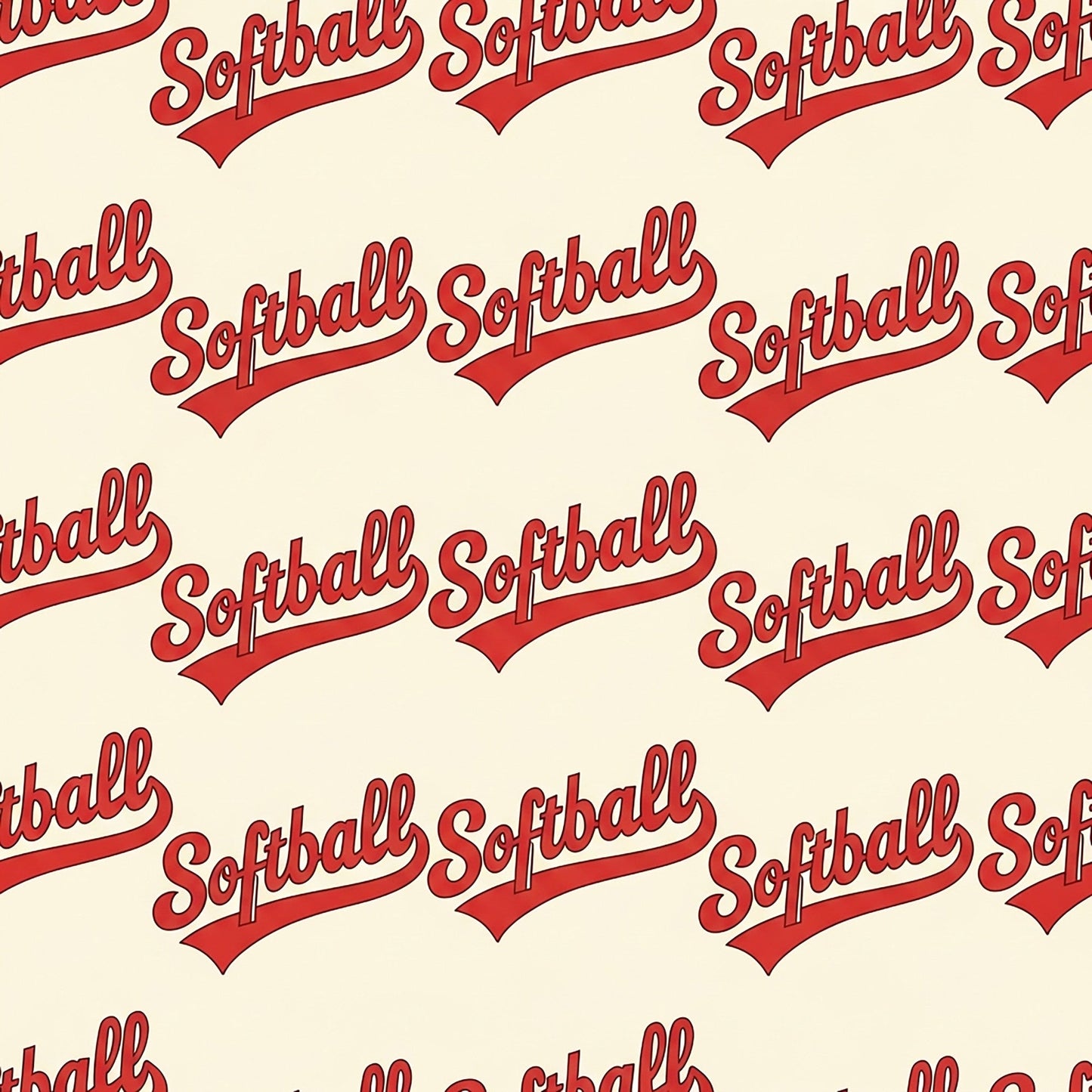 Softball Champions Pattern 5 Quilting Cotton Fabric