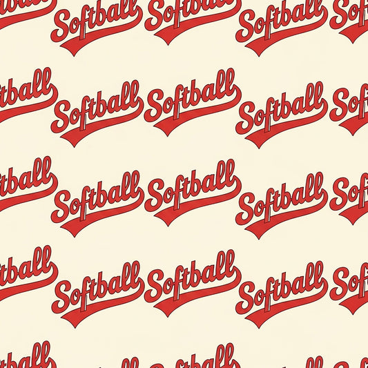 Softball Champions Pattern 5 Quilting Cotton Fabric