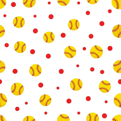 Fastpitch Fever Pattern 6 Minky Fabric