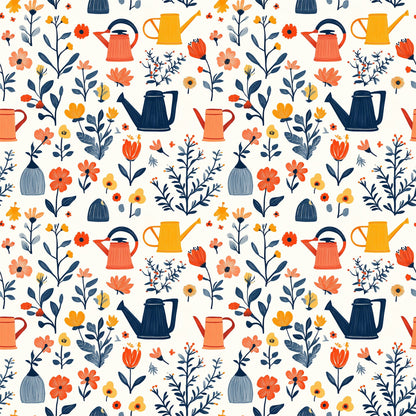 Sow and Tell Gardening Pattern 2 Quilting Cotton Fabric