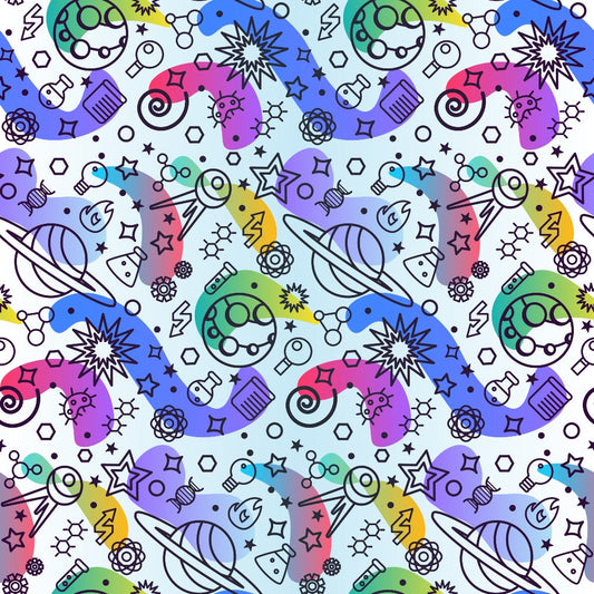 Space Science Pattern 3 Quilting Cotton Fabric