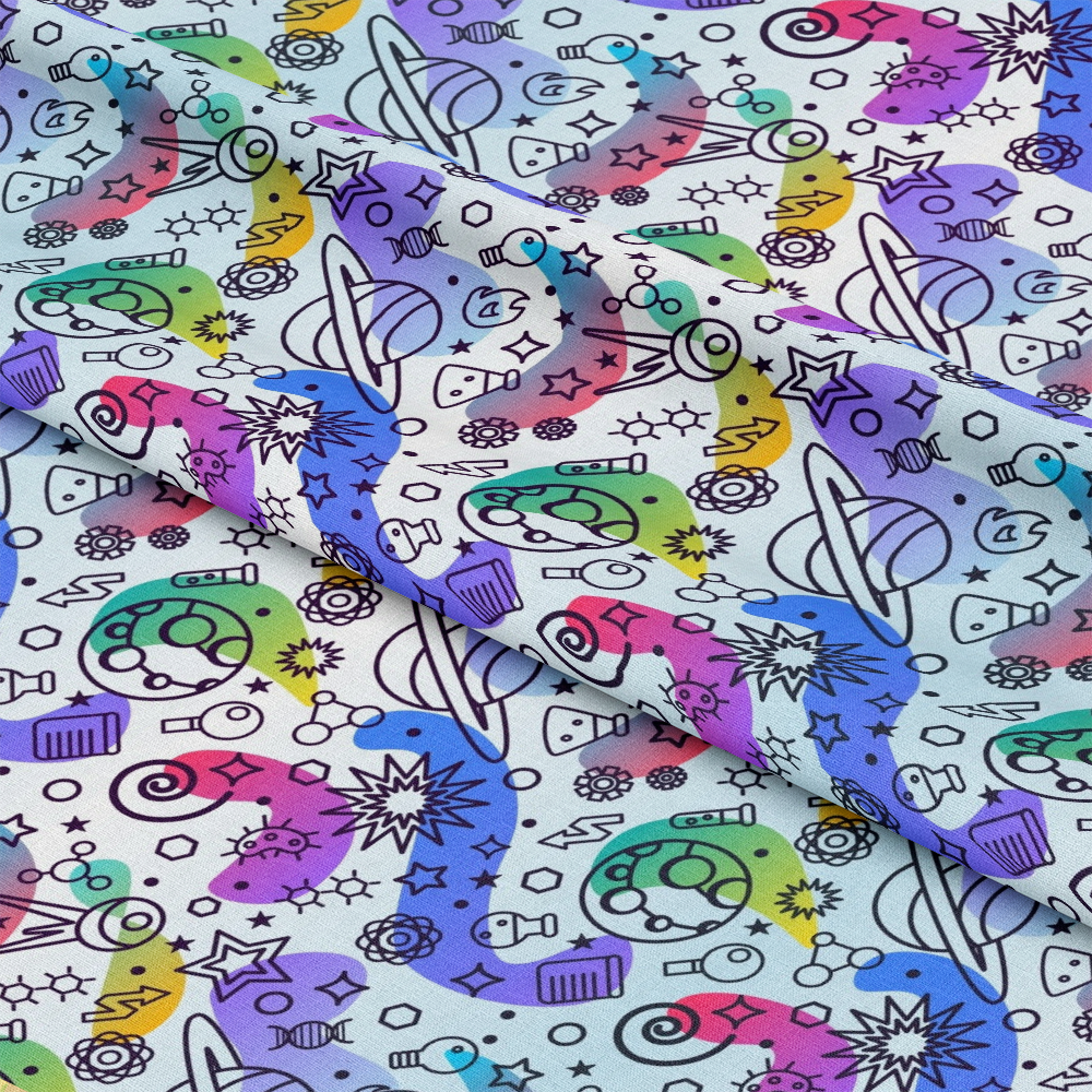 Space Science Pattern 3 Quilting Cotton Fabric