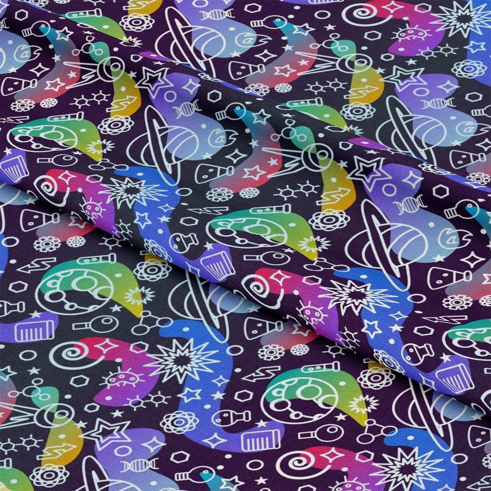 Space Science Pattern 4 Quilting Cotton Fabric