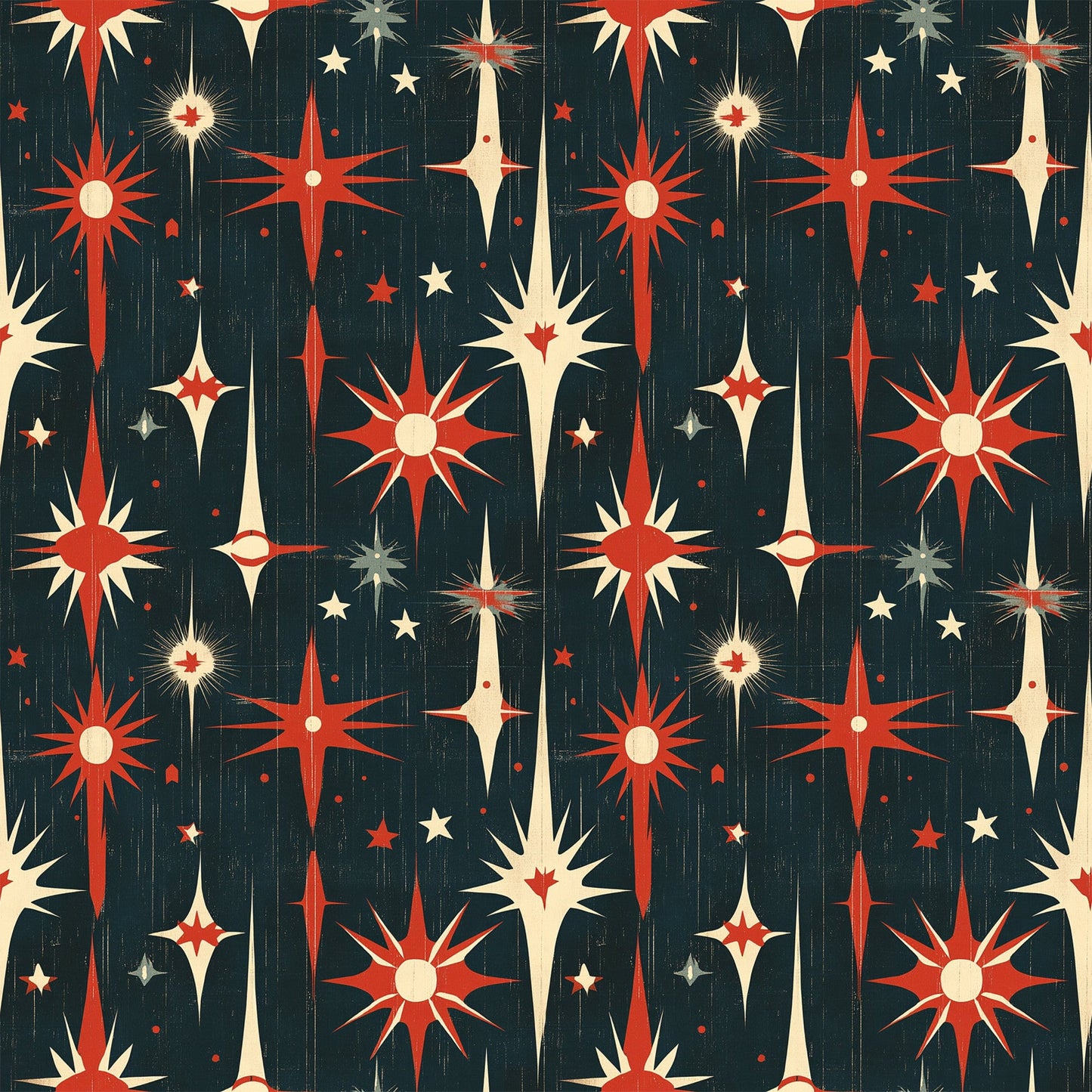 Sparkleworks Mid-Century 4th of July Pattern 10 Quilting Cotton Fabric