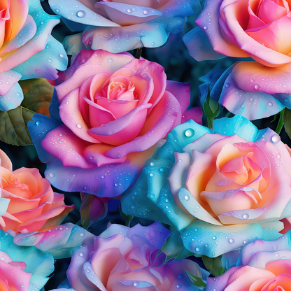 Stardust Blooms Pattern 6 Minky Fabric